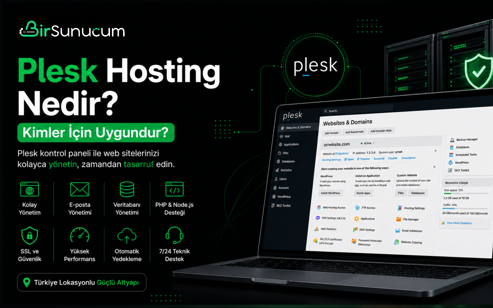 Plesk Hosting Nedir? Kimler İ&ccedil;in Uygundur?