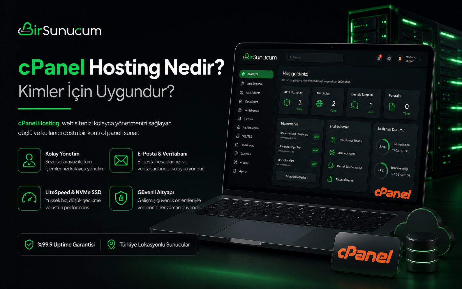 cPanel Hosting Nedir? Kimler İ&ccedil;in Uygundur?